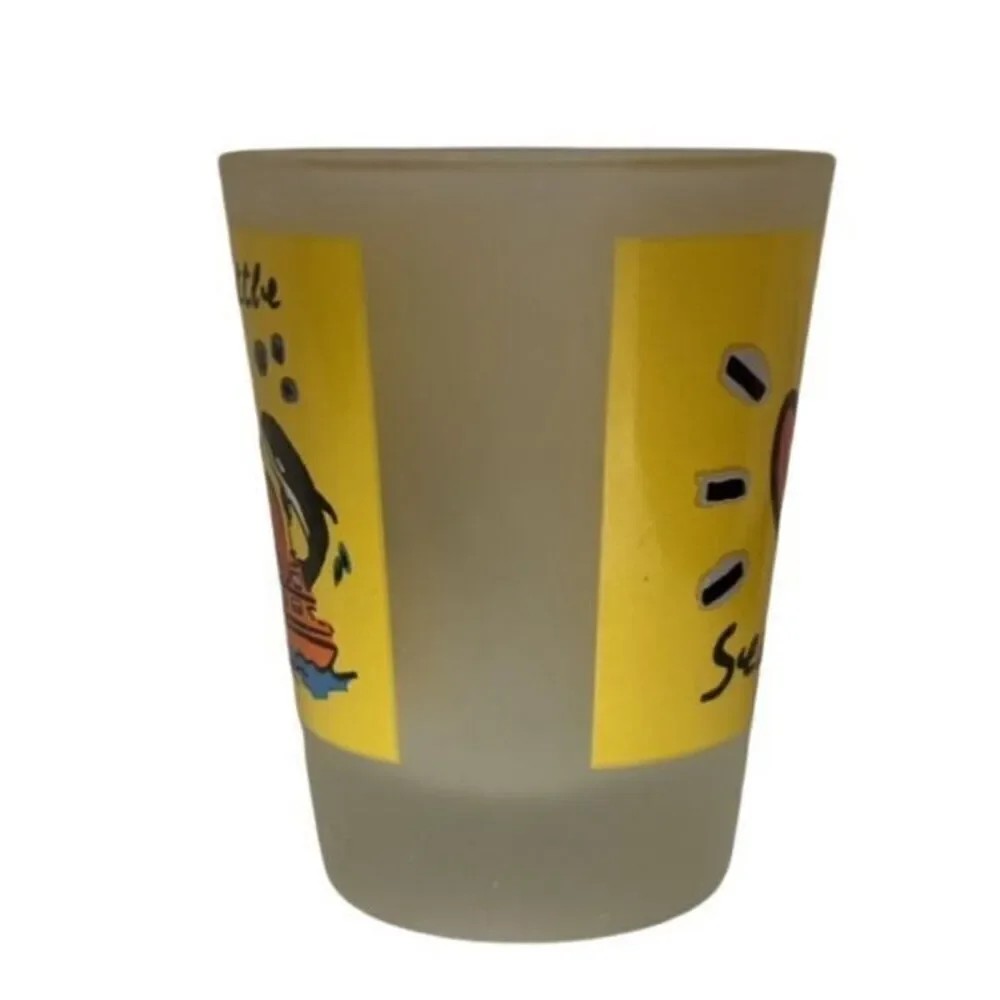 Seattle Washington Frosted Glass Shot Glass